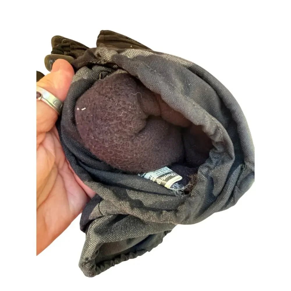 Hot Fingers Ladies Winter Mittens Microlar Waterproof Black Wells Lamont